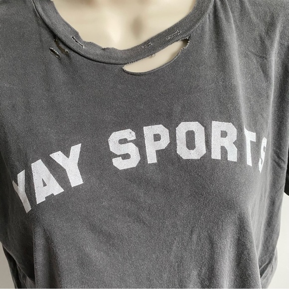 Yay Sports Distressed Tee - Picture 2 of 6